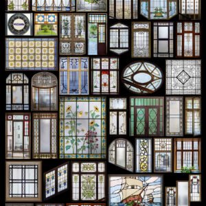 vienna jugendstil stained glass windows